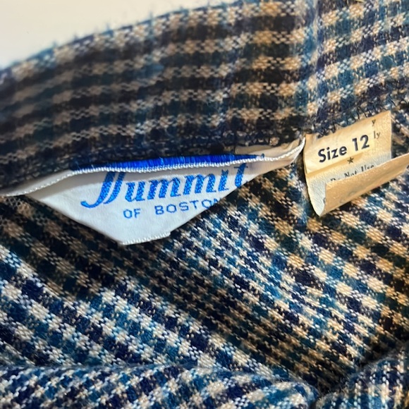 Vintage summit of Boston, calf length skirt, side, zipper - Picture 3 of 7